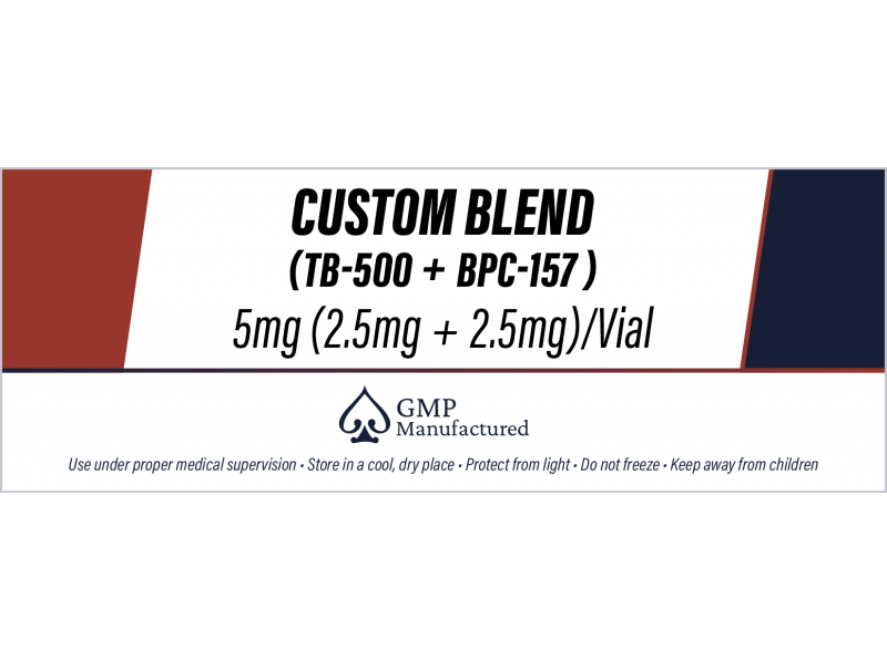 Custom Blend BPC-157 2.5mg and TB-500 2.5mg